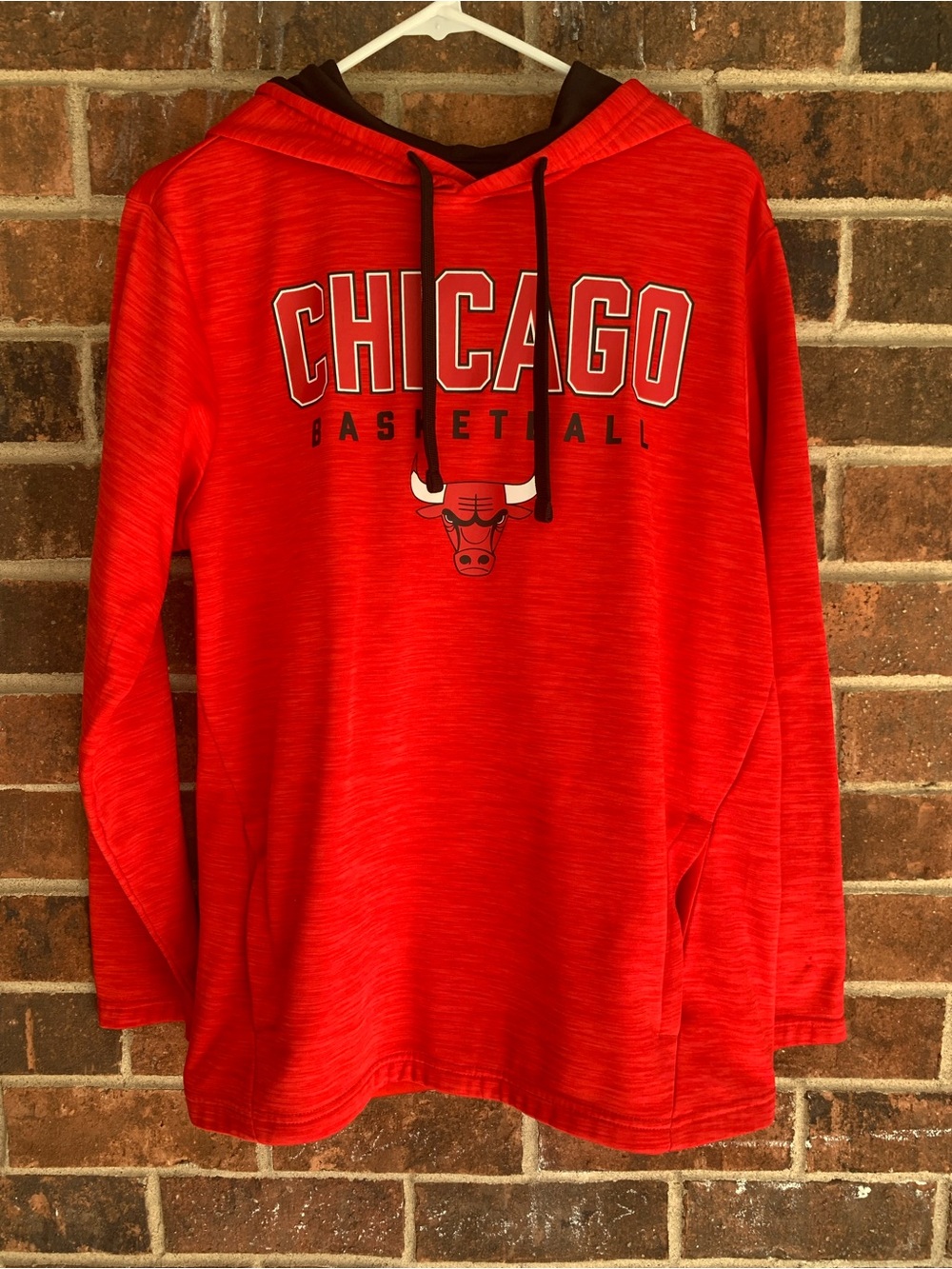Fanatics Red Pullover Hoodie with White Logo
